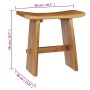 Massiver Teakholz-Hocker von vidaXL, Klapphocker und Stühle - Ref: Foro24-281655, Preis: 142,76 €, Rabatt: %