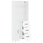 Tall white plywood sideboard 69.5x34x180 cm by vidaXL, Sideboards - Ref: Foro24-3189437, Price: 143,40 €, Discount: %