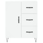 Hohes weißes Sperrholz-Sideboard 69,5 x 34 x 180 cm von vidaXL, Sideboards - Ref: Foro24-3189437, Preis: 152,17 €, Rabatt: %