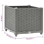 Blumenbeet aus Polypropylen 40x40x38 cm von vidaXL, Töpfe und Pflanzgefäße - Ref: Foro24-153293, Preis: 43,92 €, Rabatt: %