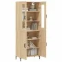 Hohes Sideboard aus eichenfarbenem Sperrholz, 69,5 x 34 x 180 cm von vidaXL, Sideboards - Ref: Foro24-3198212, Preis: 169,74 ...