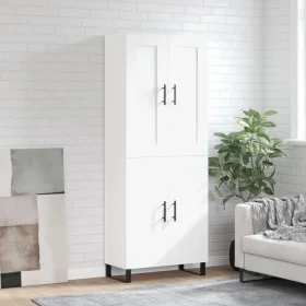Hoher Schrank aus weißem Sperrholz 69,5x34x180 cm von vidaXL, Sideboards - Ref: Foro24-3199577, Preis: 155,73 €, Rabatt: %