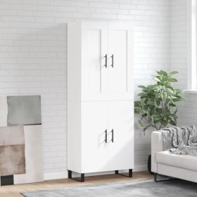 Hoher Schrank aus weißem Sperrholz 69,5x34x180 cm von vidaXL, Sideboards - Ref: Foro24-3199577, Preis: 152,63 €, Rabatt: %