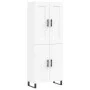 Aparador alto madera contrachapada blanco 69,5x34x180 cm by vidaXL, Sideboards - Ref: Foro24-3199577, Price: 156,17 €, Discou...