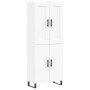 Hoher Schrank aus weißem Sperrholz 69,5x34x180 cm von vidaXL, Sideboards - Ref: Foro24-3199577, Preis: 152,63 €, Rabatt: %