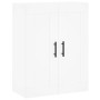 Hoher Schrank aus weißem Sperrholz 69,5x34x180 cm von vidaXL, Sideboards - Ref: Foro24-3199577, Preis: 152,63 €, Rabatt: %