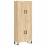 Hohes Sideboard Sperrholz Eiche Farbe 69,5x34x180 cm von vidaXL, Sideboards - Ref: Foro24-3199580, Preis: 172,10 €, Rabatt: %