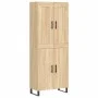 Hohes Sideboard Sperrholz Eiche Farbe 69,5x34x180 cm von vidaXL, Sideboards - Ref: Foro24-3199580, Preis: 162,06 €, Rabatt: %
