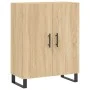 Hohes Sideboard Sperrholz Eiche Farbe 69,5x34x180 cm von vidaXL, Sideboards - Ref: Foro24-3199580, Preis: 162,06 €, Rabatt: %