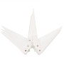 Lámpara de Navidad con LED plegable blanca 100 cm