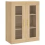 Hohes Sideboard aus eichenfarbenem Sperrholz, 69,5 x 34 x 180 cm von vidaXL, Sideboards - Ref: Foro24-3198204, Preis: 151,81 ...