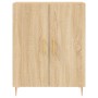 High oak-colored plywood sideboard 69.5x34x180 cm by vidaXL, Sideboards - Ref: Foro24-3198204, Price: 156,37 €, Discount: %