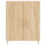 High oak-colored plywood sideboard 69.5x34x180 cm by vidaXL, Sideboards - Ref: Foro24-3198204, Price: 151,81 €, Discount: %