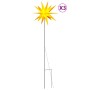 Lámpara de Navidad LED plegable 3 unidades amarillo 35 cm