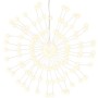 Luces de Navidad de estrellas 140 LED blanco cálido 17 cm