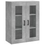 Aparador alto madera contrachapada gris hormigón 69,5x34x180 cm de vidaXL, Aparadores - Ref: Foro24-3198213, Precio: 160,33 €...