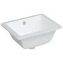 Rechteckiges Waschbecken aus weißer Keramik, 39 x 30 x 18,5 cm von vidaXL, Sinkt - Ref: Foro24-153730, Preis: 65,65 €, Rabatt: %