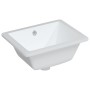 Rechteckiges Waschbecken aus weißer Keramik, 39 x 30 x 18,5 cm von vidaXL, Sinkt - Ref: Foro24-153730, Preis: 75,10 €, Rabatt: %