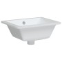 Rechteckiges Waschbecken aus weißer Keramik, 39 x 30 x 18,5 cm von vidaXL, Sinkt - Ref: Foro24-153730, Preis: 75,10 €, Rabatt: %