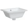 White ceramic rectangular bathroom sink 39x30x18.5 cm by vidaXL, Sinks - Ref: Foro24-153730, Price: 65,67 €, Discount: %