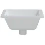 White ceramic rectangular bathroom sink 39x30x18.5 cm by vidaXL, Sinks - Ref: Foro24-153730, Price: 65,67 €, Discount: %