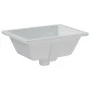 White ceramic rectangular bathroom sink 39x30x18.5 cm by vidaXL, Sinks - Ref: Foro24-153730, Price: 65,67 €, Discount: %