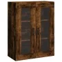 Hohes Sideboard aus geräuchertem Eichensperrholz, 69,5 x 34 x 180 cm von vidaXL, Sideboards - Ref: Foro24-3198214, Preis: 158...