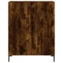 Hohes Sideboard aus geräuchertem Eichensperrholz, 69,5 x 34 x 180 cm von vidaXL, Sideboards - Ref: Foro24-3198214, Preis: 158...