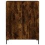 Hohes Sideboard aus geräuchertem Eichensperrholz, 69,5 x 34 x 180 cm von vidaXL, Sideboards - Ref: Foro24-3198214, Preis: 162...
