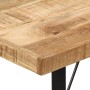 Mesa alta de hierro y madera maciza de mango 110x55x107 cm en Mesas de cocina y de comedor | Comprar online en Foro24