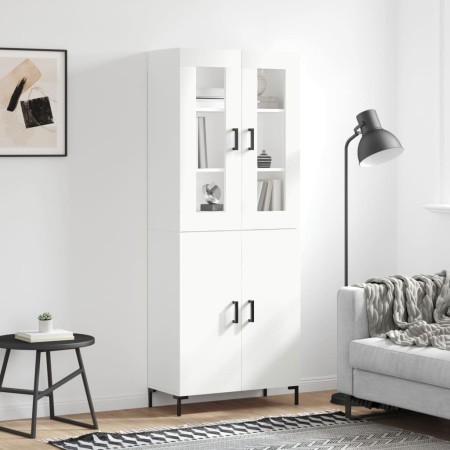 Hoher Schrank aus weißem Sperrholz 69,5x34x180 cm von vidaXL, Sideboards - Ref: Foro24-3198209, Preis: 163,91 €, Rabatt: %