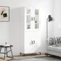 Hoher Schrank aus weißem Sperrholz 69,5x34x180 cm von vidaXL, Sideboards - Ref: Foro24-3198209, Preis: 158,57 €, Rabatt: %
