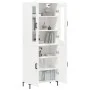 Aparador alto madera contrachapada blanco 69,5x34x180 cm de vidaXL, Aparadores - Ref: Foro24-3198209, Precio: 158,57 €, Descu...