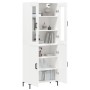 Hoher Schrank aus weißem Sperrholz 69,5x34x180 cm von vidaXL, Sideboards - Ref: Foro24-3198209, Preis: 163,91 €, Rabatt: %