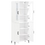 Aparador alto madera contrachapada blanco 69,5x34x180 cm by vidaXL, Sideboards - Ref: Foro24-3198209, Price: 164,20 €, Discou...