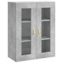 Hohes Sideboard aus betongrauem Sperrholz, 69,5 x 34 x 180 cm von vidaXL, Sideboards - Ref: Foro24-3198197, Preis: 155,05 €, ...