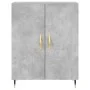 Concrete gray plywood tall sideboard 69.5x34x180 cm by vidaXL, Sideboards - Ref: Foro24-3198197, Price: 152,99 €, Discount: %