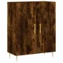 Hohes Sideboard aus geräuchertem Eichensperrholz, 69,5 x 34 x 180 cm von vidaXL, Sideboards - Ref: Foro24-3198206, Preis: 151...