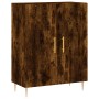 Hohes Sideboard aus geräuchertem Eichensperrholz, 69,5 x 34 x 180 cm von vidaXL, Sideboards - Ref: Foro24-3198206, Preis: 155...
