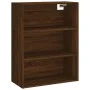 Hohes Sideboard aus braunem Eichensperrholz, 69,5 x 34 x 180 cm von vidaXL, Sideboards - Ref: Foro24-3189444, Preis: 147,54 €...