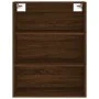 Aparador alto madera contrachapada marrón roble 69,5x34x180 cm de vidaXL, Aparadores - Ref: Foro24-3189444, Precio: 147,54 €,...