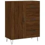 Hohes Sideboard aus braunem Eichensperrholz, 69,5 x 34 x 180 cm von vidaXL, Sideboards - Ref: Foro24-3189444, Preis: 147,54 €...