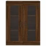 Aparador alto madera contrachapada marrón roble 69,5x34x180 cm de vidaXL, Aparadores - Ref: Foro24-3198216, Precio: 159,84 €,...
