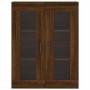 Hohes Sideboard aus braunem Eichensperrholz, 69,5 x 34 x 180 cm von vidaXL, Sideboards - Ref: Foro24-3198216, Preis: 163,87 €...