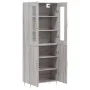 High sideboard sonoma gray plywood 69.5x34x180 cm by vidaXL, Sideboards - Ref: Foro24-3198207, Price: 159,44 €, Discount: %