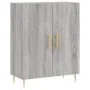 Hohes Sideboard aus sonomagrauem Sperrholz, 69,5 x 34 x 180 cm von vidaXL, Sideboards - Ref: Foro24-3198207, Preis: 160,14 €,...
