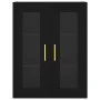 Aparador alto madera contrachapada negro 69,5x34x180 cm de vidaXL, Aparadores - Ref: Foro24-3198202, Precio: 154,61 €, Descue...