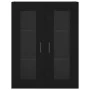 Tall black plywood sideboard 69.5x34x180 cm by vidaXL, Sideboards - Ref: Foro24-3198210, Price: 160,89 €, Discount: %