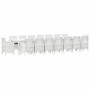Conjunto de Comedor de Jardín 17 pcs Ratan Polt