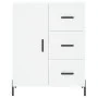 Aparador alto madera contrachapada blanco 69,5x34x180 cm by vidaXL, Sideboards - Ref: Foro24-3189453, Price: 156,99 €, Discou...